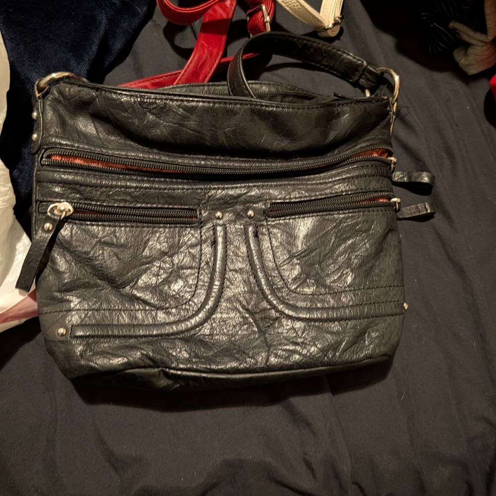 Black Leather Women's Bag